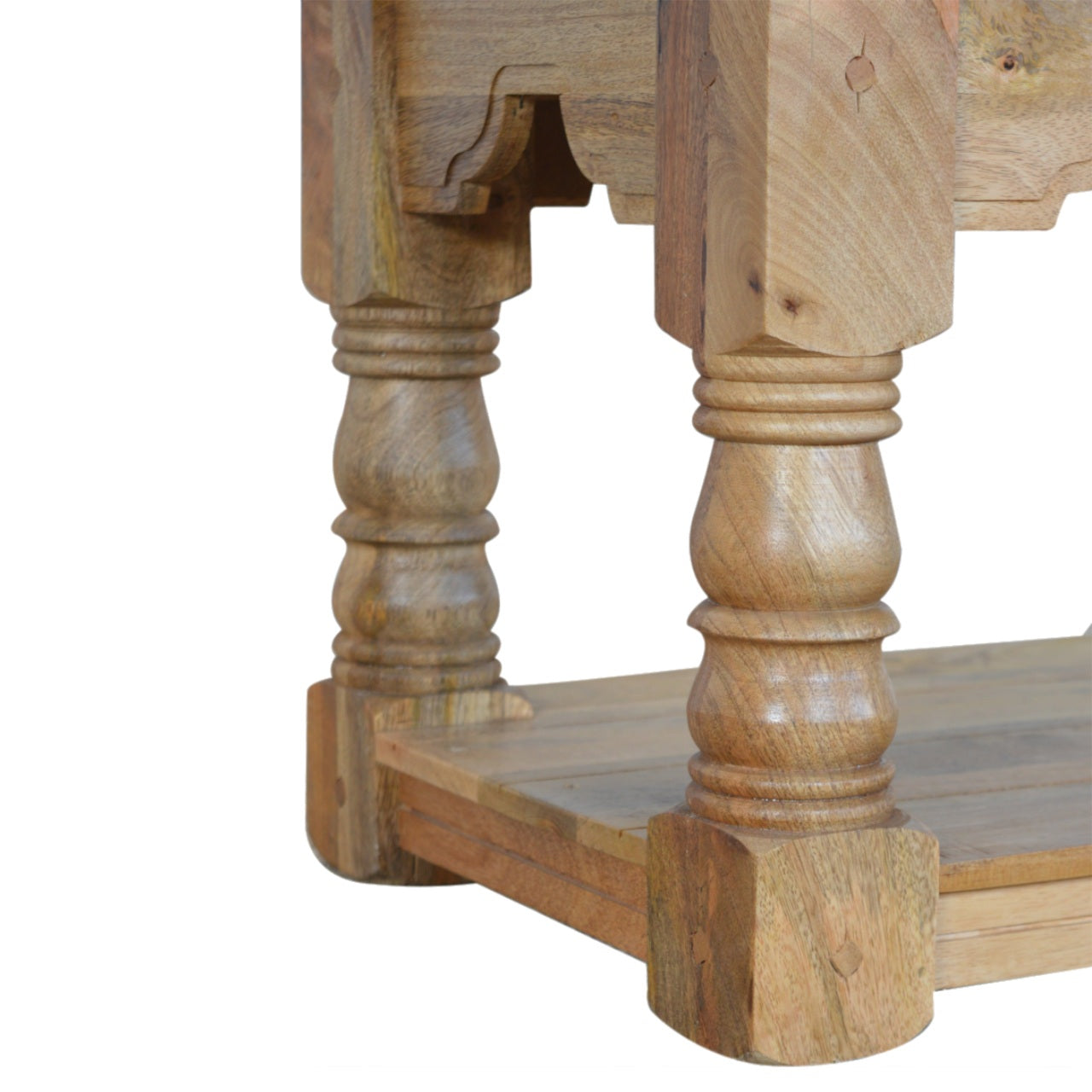 Granary Royale Trilogy Coffee Table | Distressed Oak Solid Mango Wood