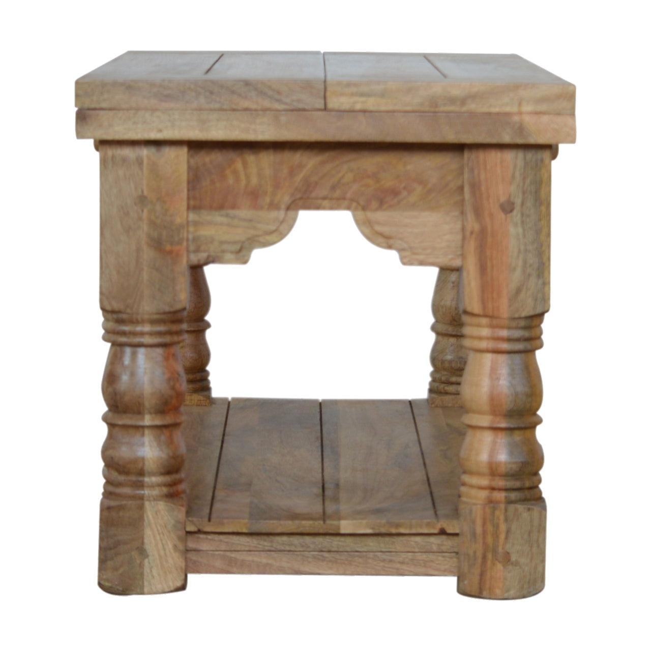 Granary Royale Trilogy Coffee Table | Distressed Oak Solid Mango Wood