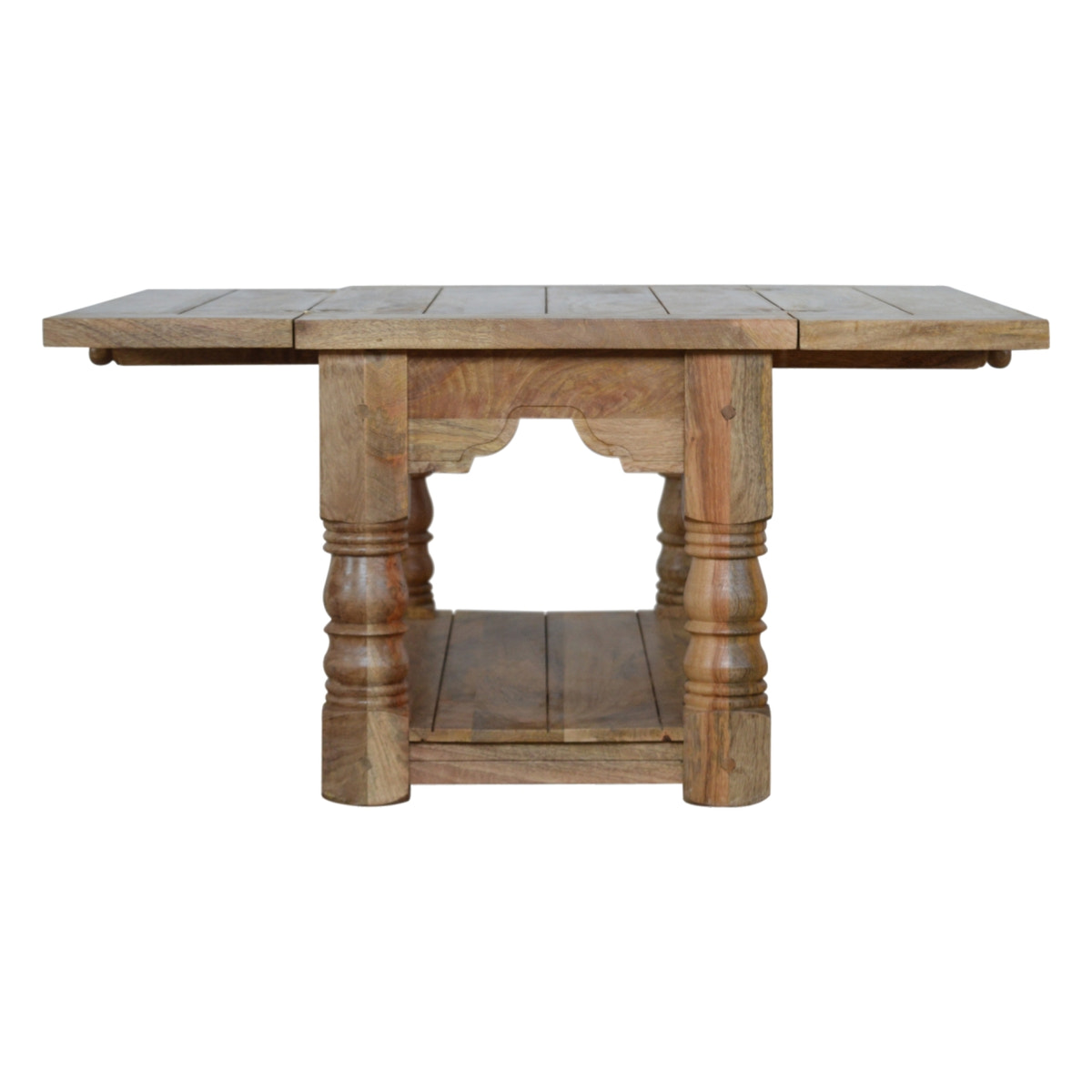 Granary Royale Trilogy Coffee Table | Distressed Oak Solid Mango Wood