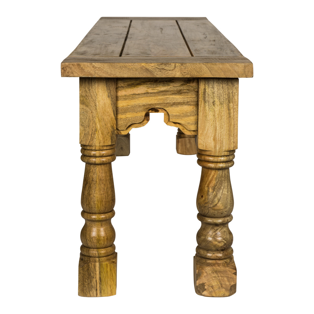 Granary Royale Bench | Distressed Oak Mango Wood