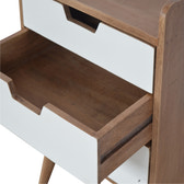 White Painted Bedside Table