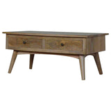 Nordic Style 2-Drawer Coffee Table