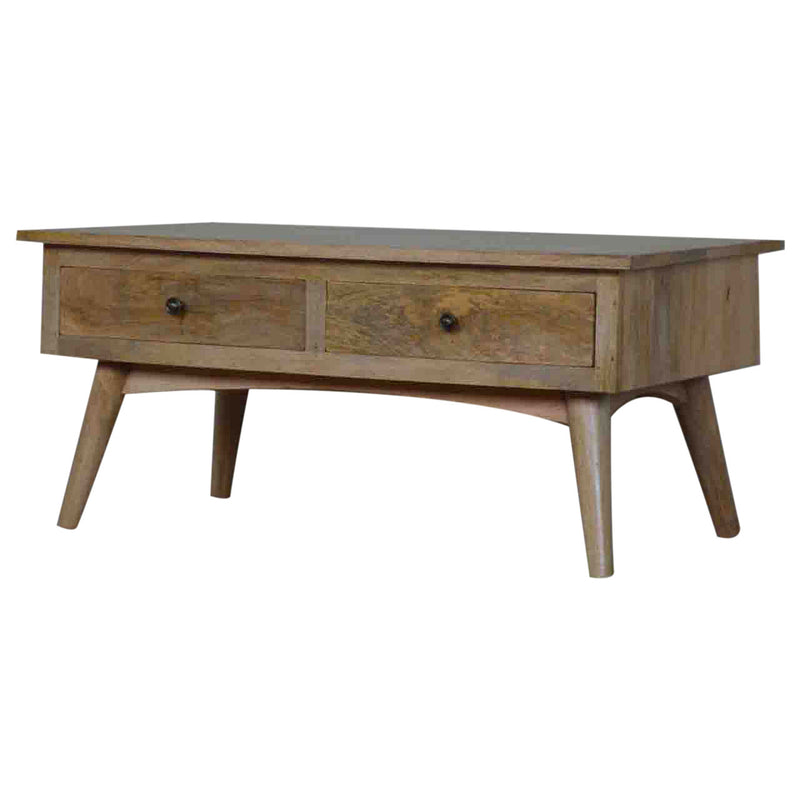 Nordic Style 2-Drawer Coffee Table