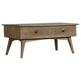 Nordic Style 2-Drawer Coffee Table