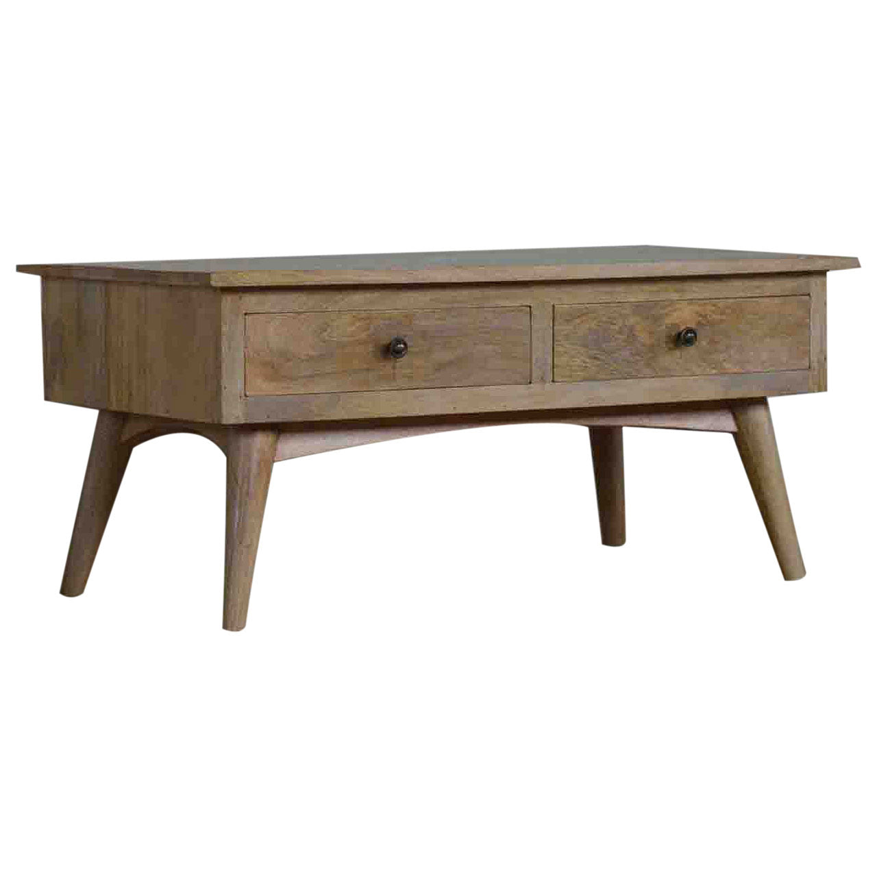 Nordic Style 2-Drawer Coffee Table