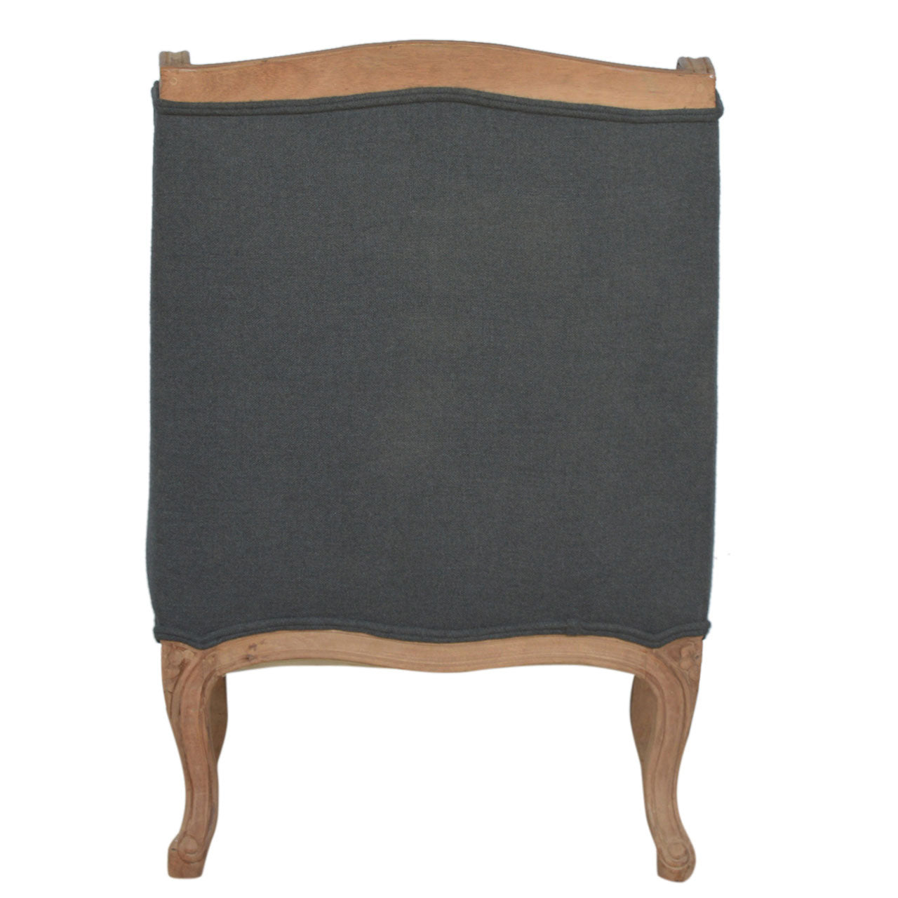 French Carved Chair | Linen Hand-Carved