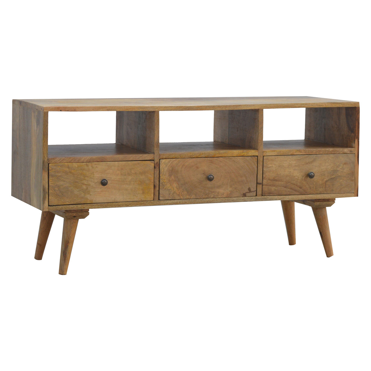 Nordic Style TV Unit with 3-Drawers Chest of Drawers