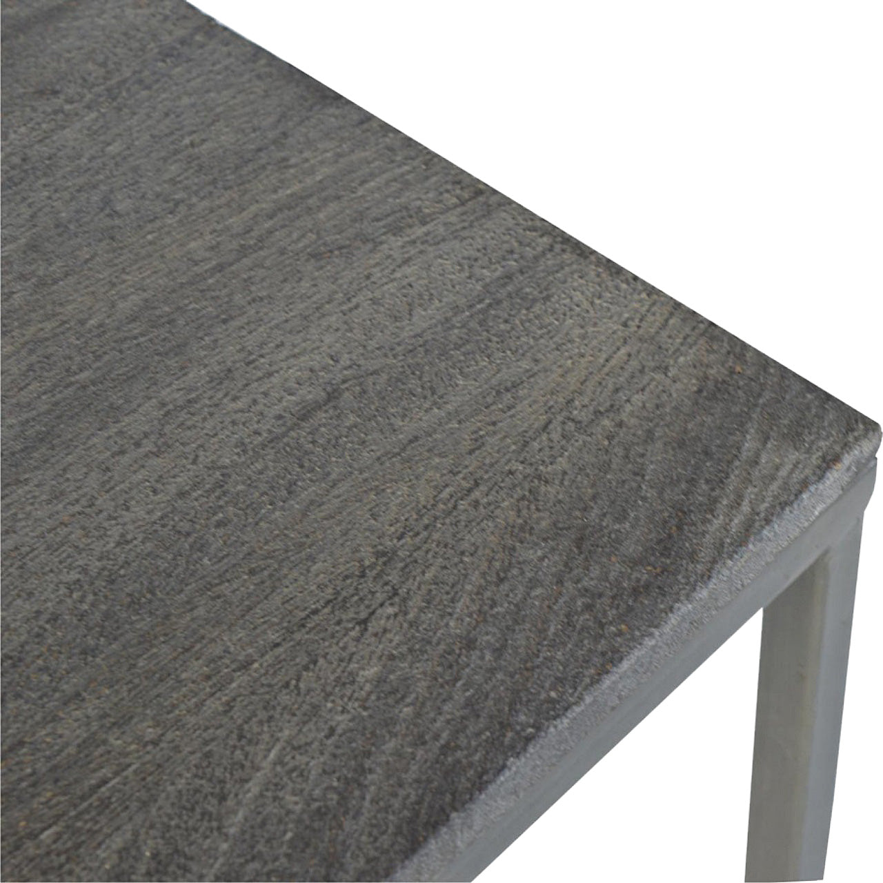 Set of 3 Iron Base Tables Accent Piece | Iron & Mango Wood