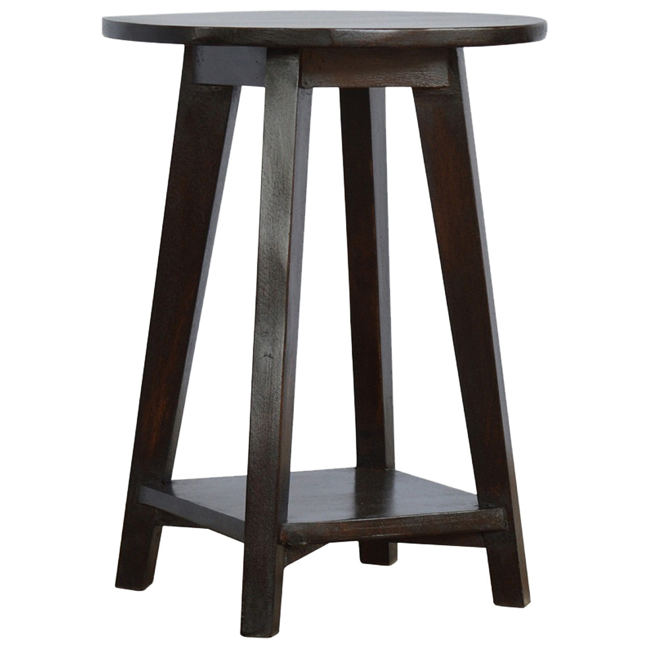 Walnut Undercarriage Bar Footstool