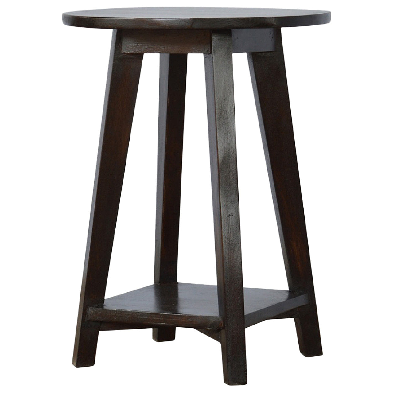Walnut Undercarriage Bar Footstool