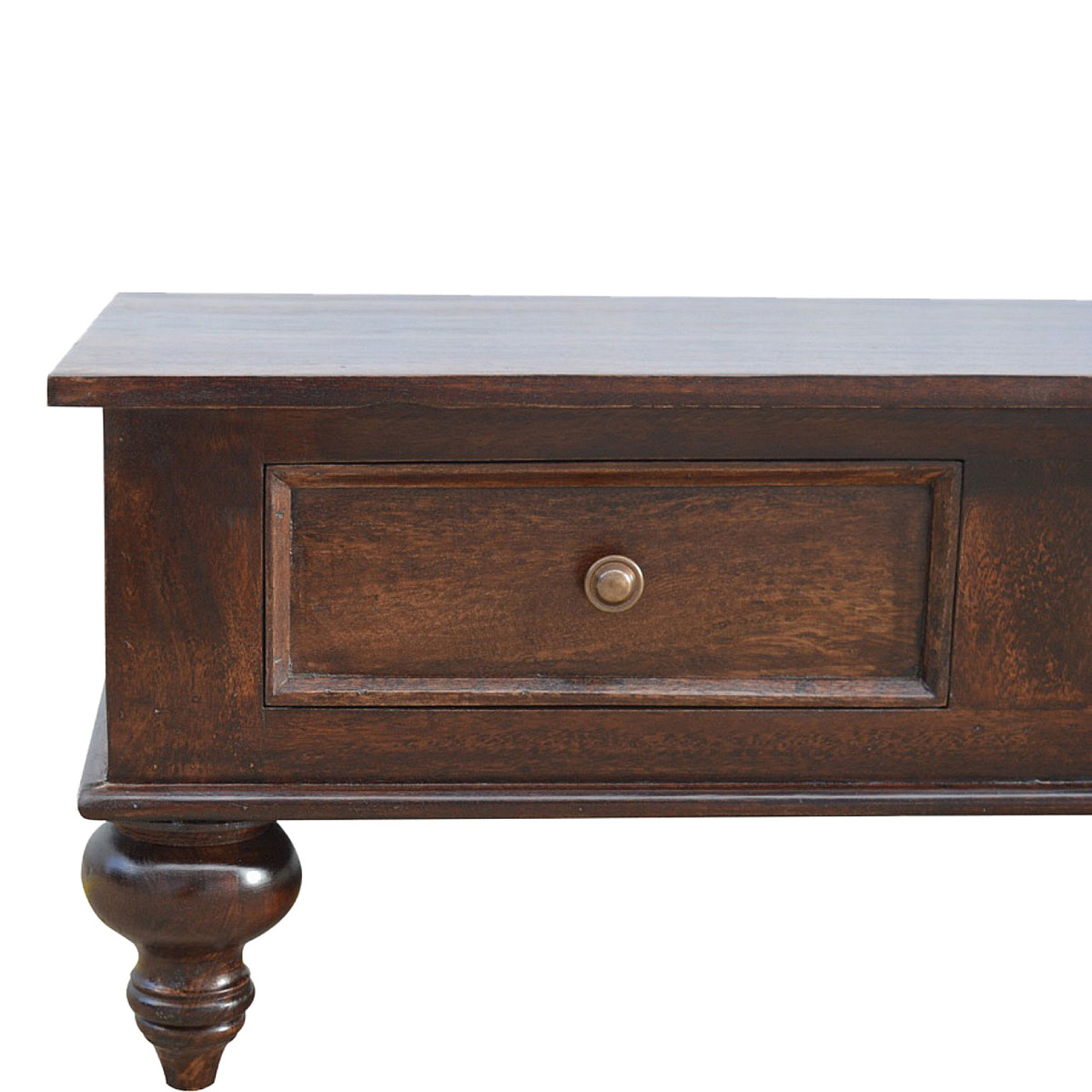 Turned 4-Drawer Coffee Table