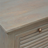 Grey Wash 5 Shutter Buffet Chest of Drawers
