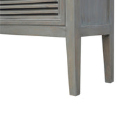 Grey Wash 5 Shutter Buffet Chest of Drawers