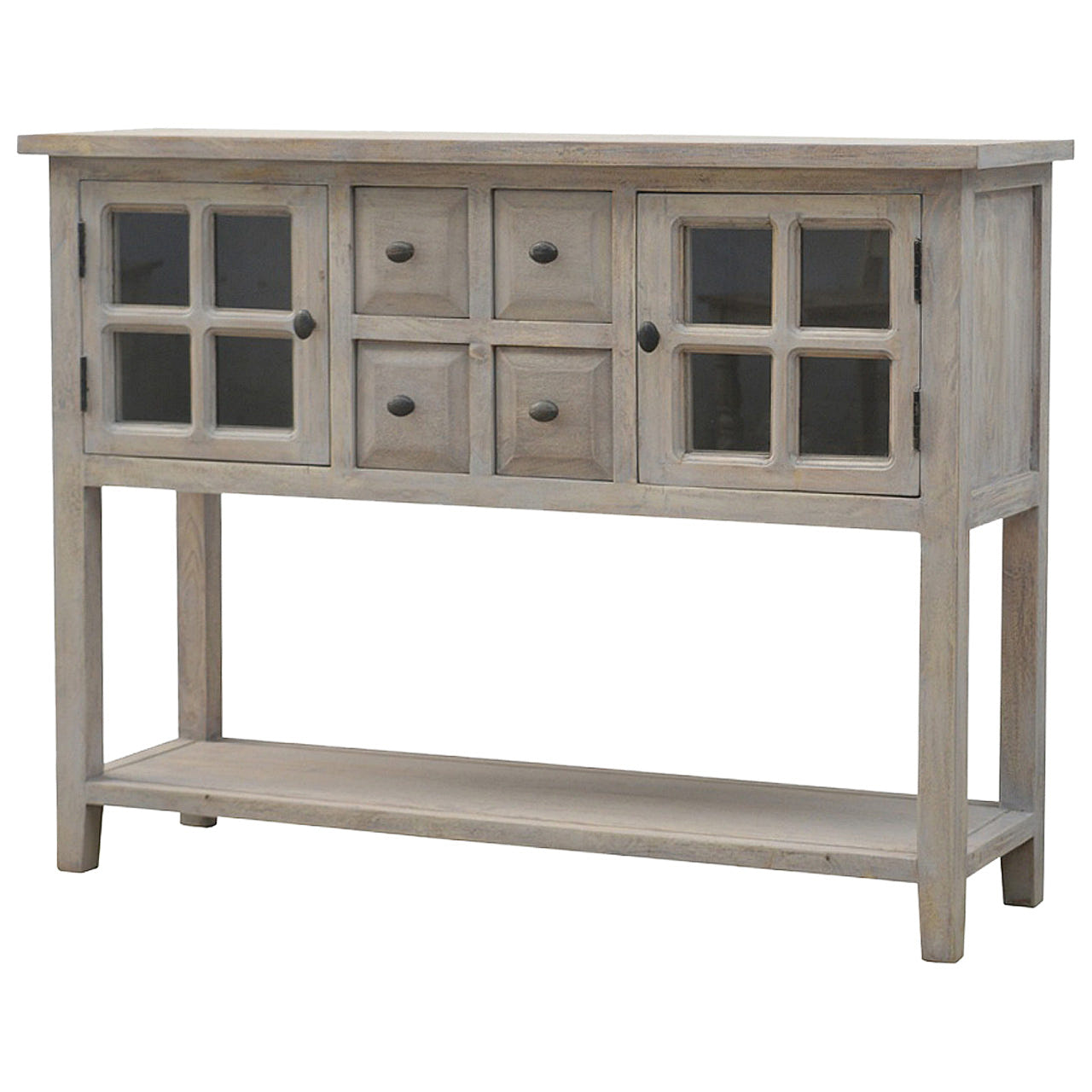 Stone Wash Glazed Console Table
