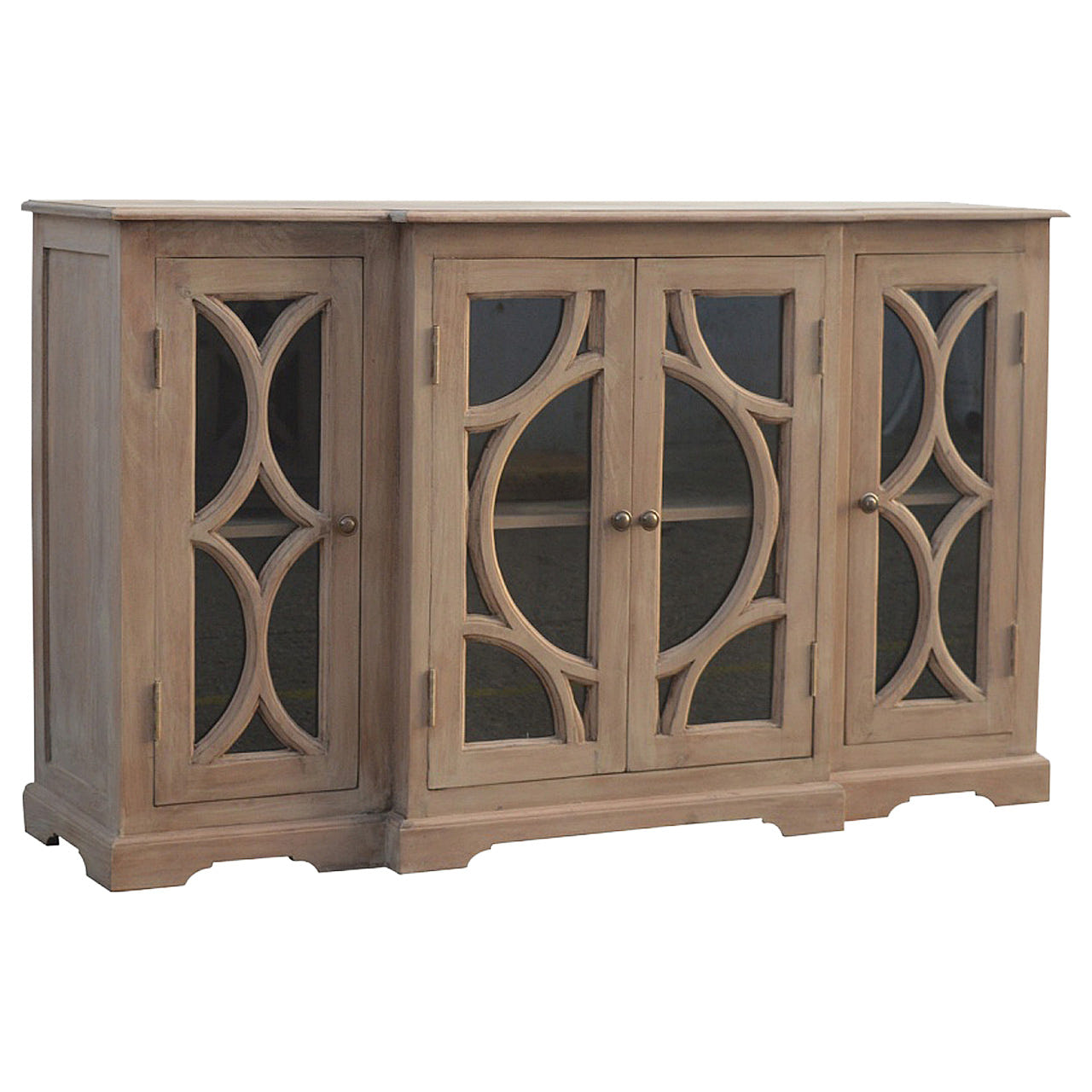 Glazed Carve TV Media Unit
