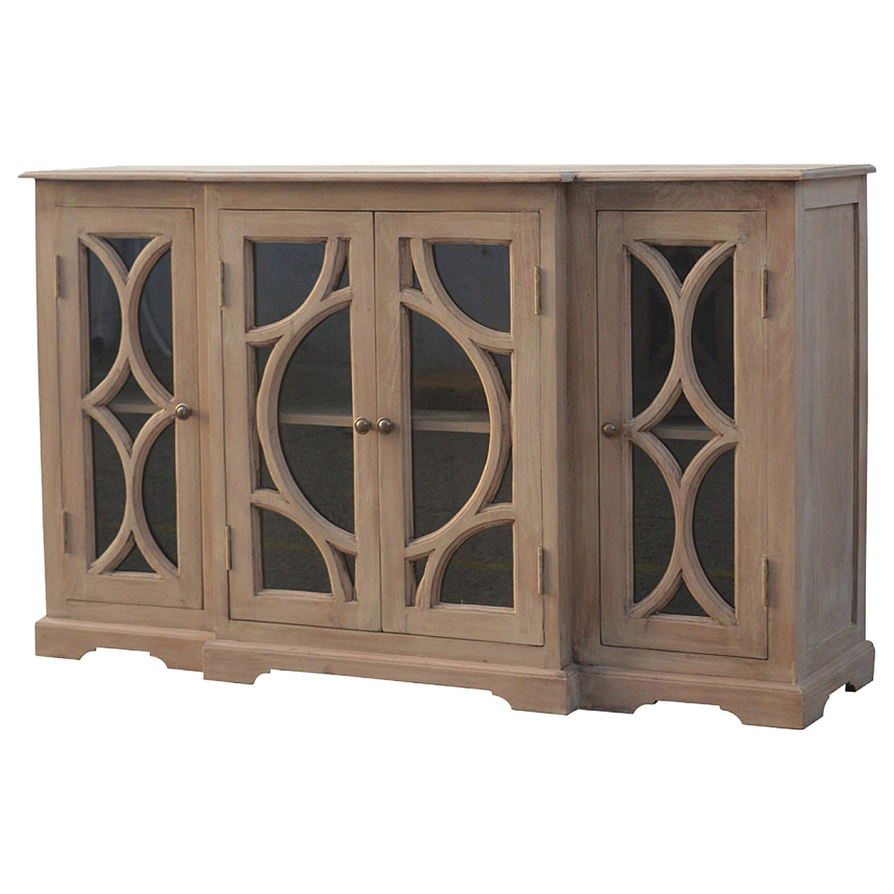 Glazed Carve TV Media Unit