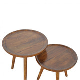Chestnut Tray Nesting Stools Chest of Drawers
