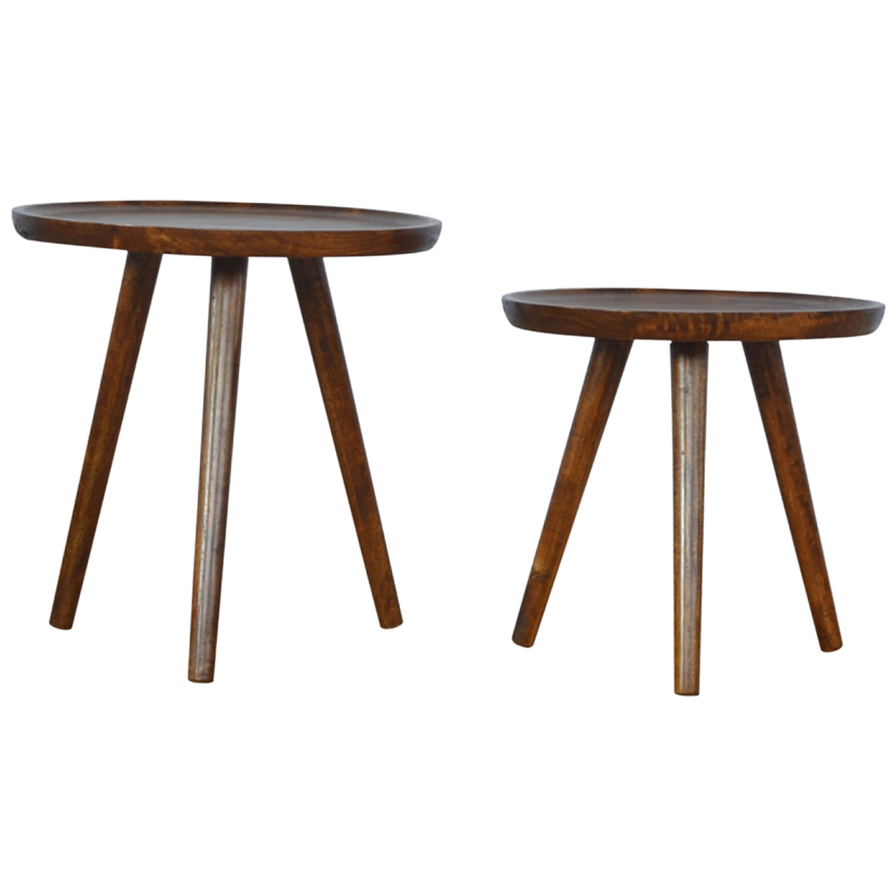 Chestnut Tray Nesting Stools Chest of Drawers