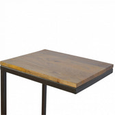 Industrial Small End Table Accent Piece