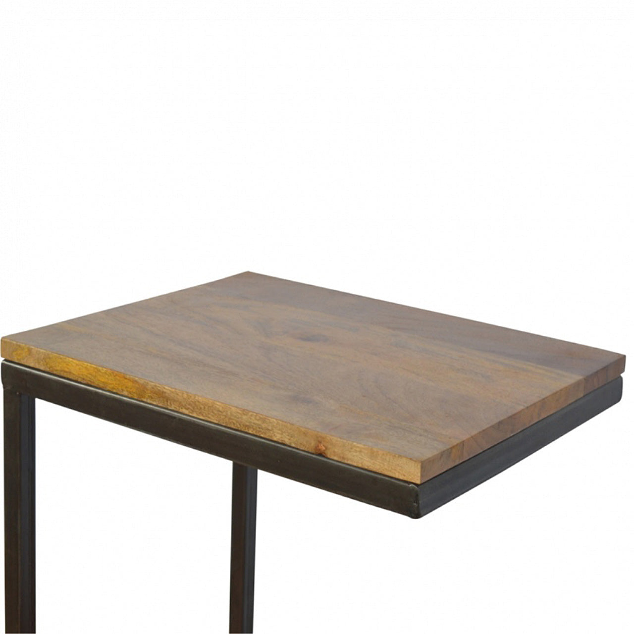 Industrial Small End Table Accent Piece