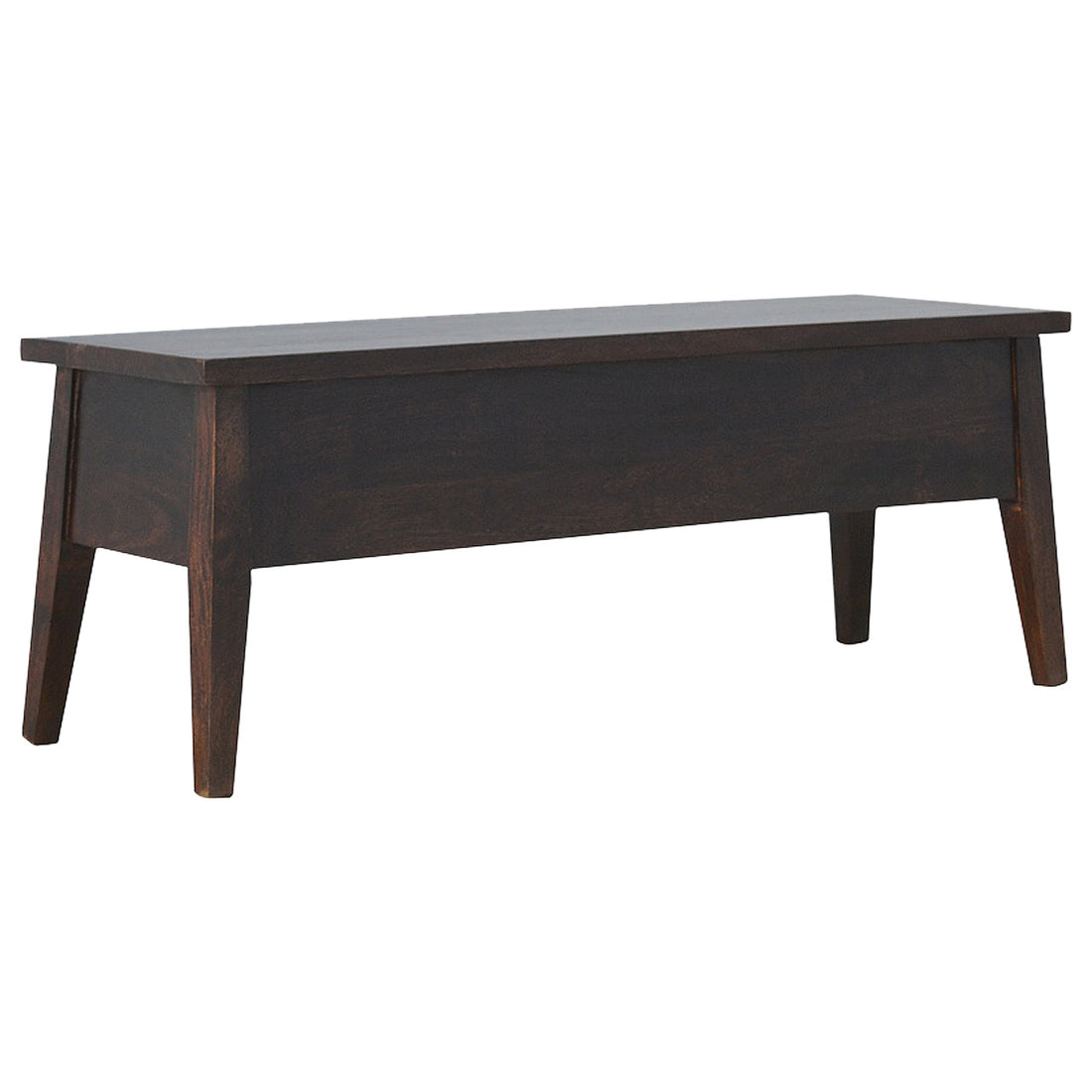 Walnut Hallway Storage Bench | Hidden Storage