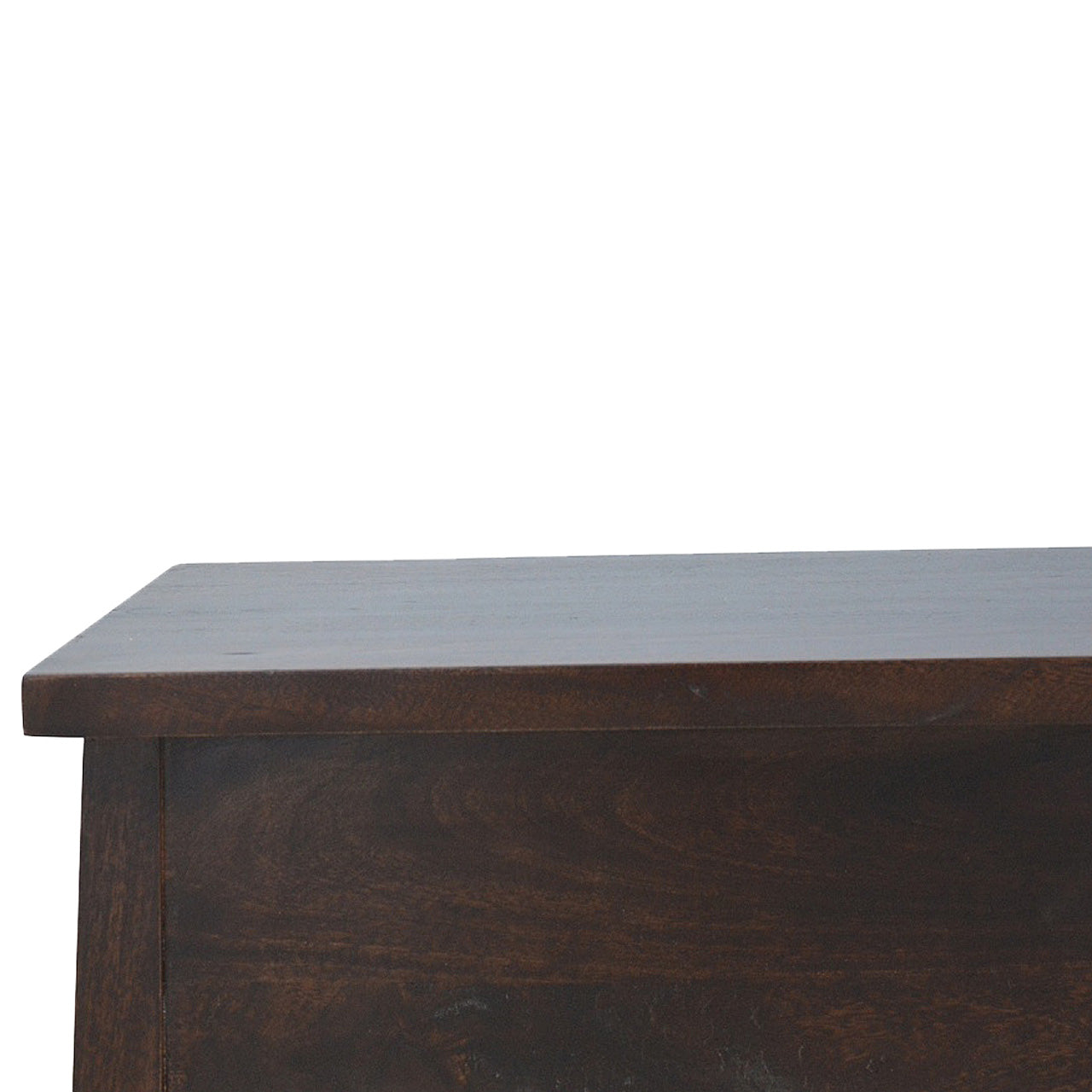 Walnut Hallway Storage Bench | Hidden Storage