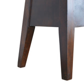 Chestnut Lid Up Storage Bench | Hidden Storage