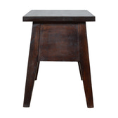 Chestnut Lid Up Storage Bench | Hidden Storage