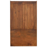 Lid up County Style Monks Bench | Hand-Carved