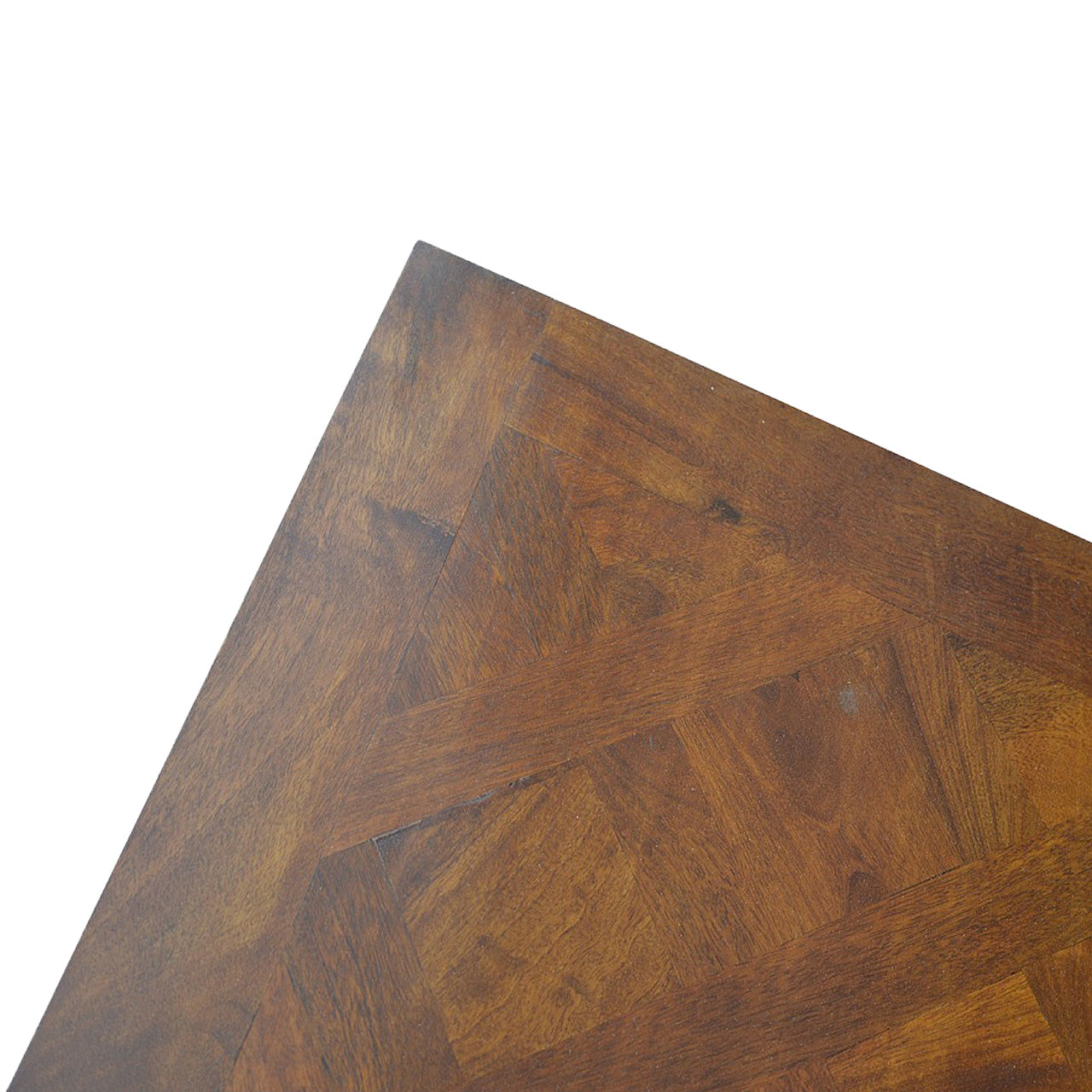 Square Turned Country Coffee Table | Oak-Ish Solid Mango Wood