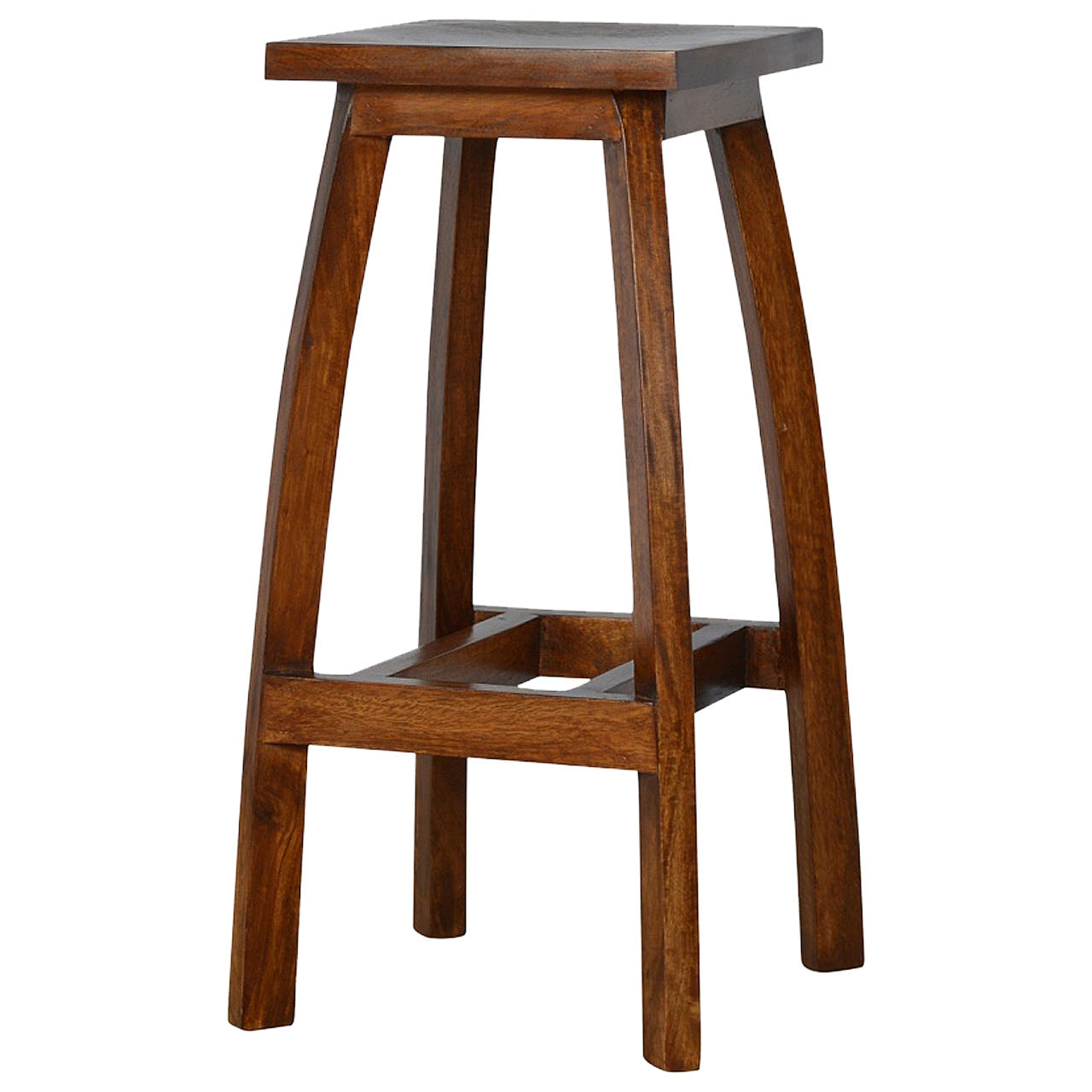 Solid Wood Bar Footstool Default Title