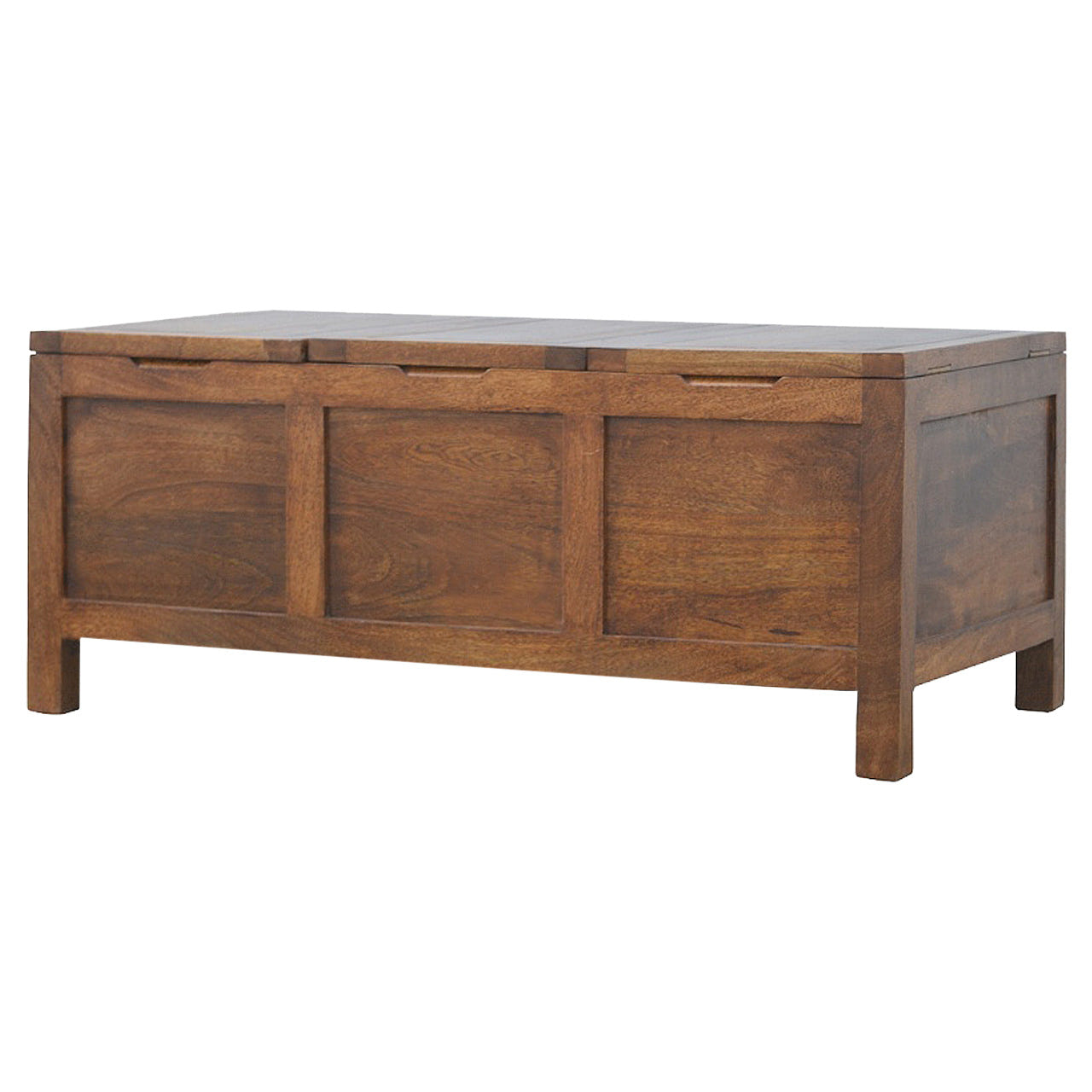 Solid Wood Tucker Table Accent Piece | Chestnut Mango Wood