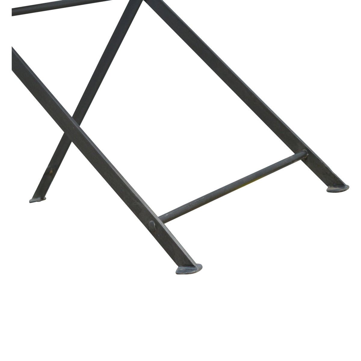 Industrial Metal Butler Tray Accent Piece | Chestnut Iron & Mango Wood