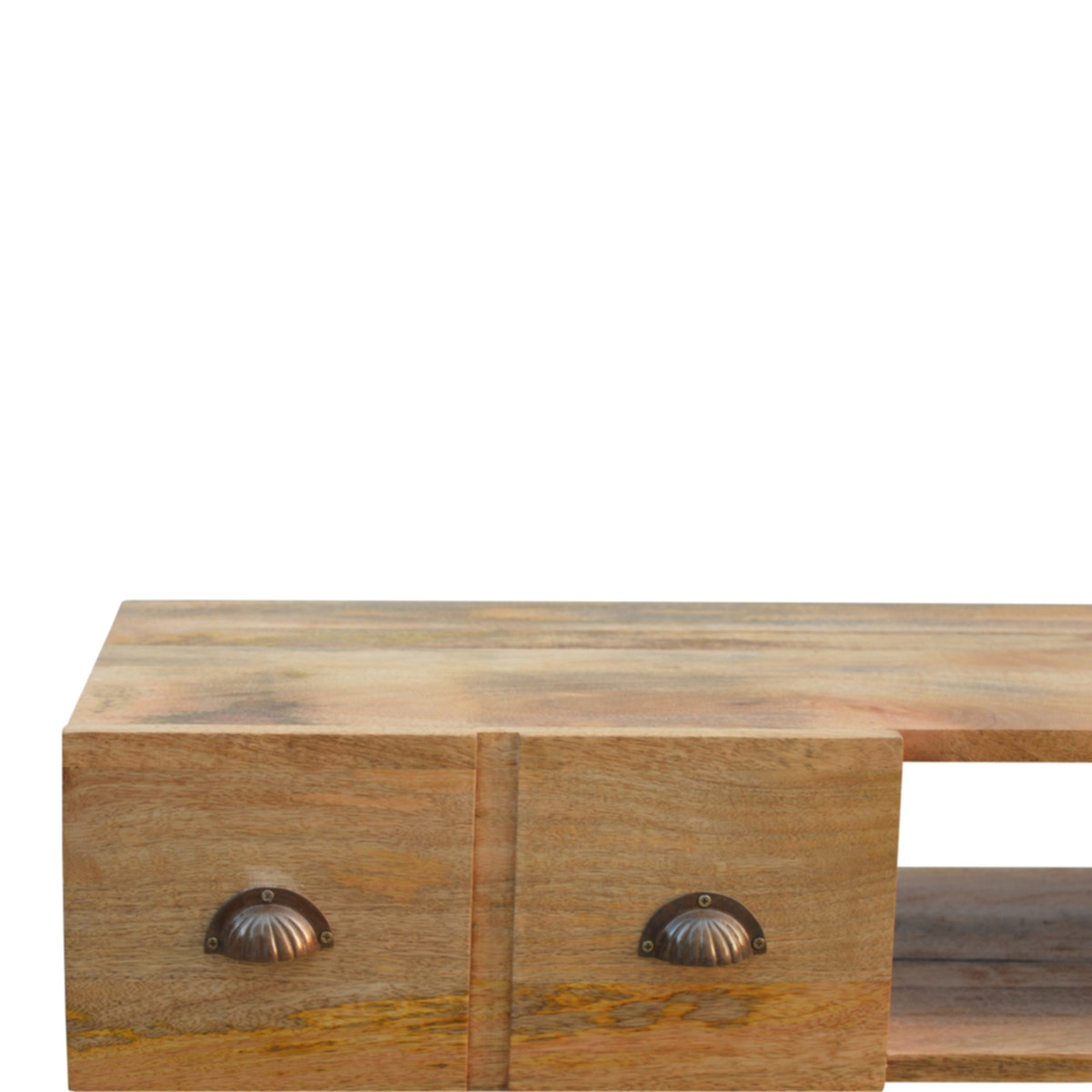 Media unit with Iron Base | Iron & Mango Wood