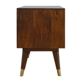 Brass Hole Inlay Media Unit