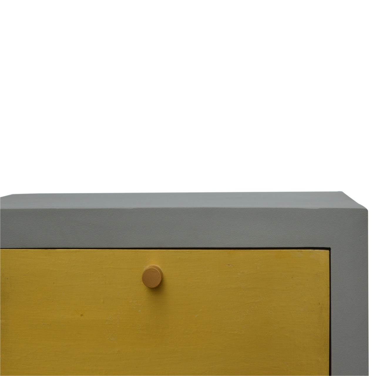 Gold x Cement Bedside Table