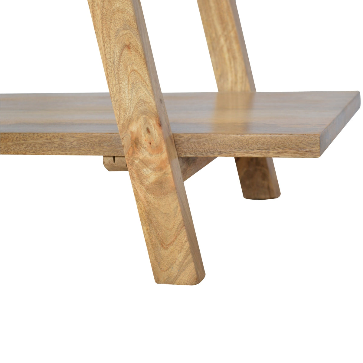 Ladder Style Open Display Unit Chest of Drawers | Oak Mango Wood