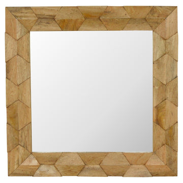 Pineapple Carve Square Mirror