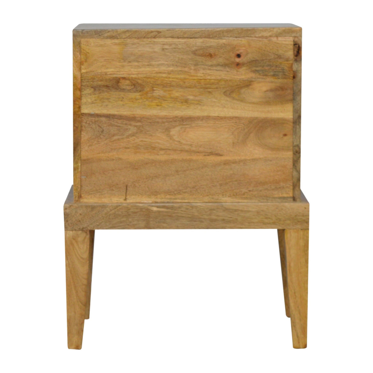 Solid Wood Bedside with T-Bar Knobs Bedside Table