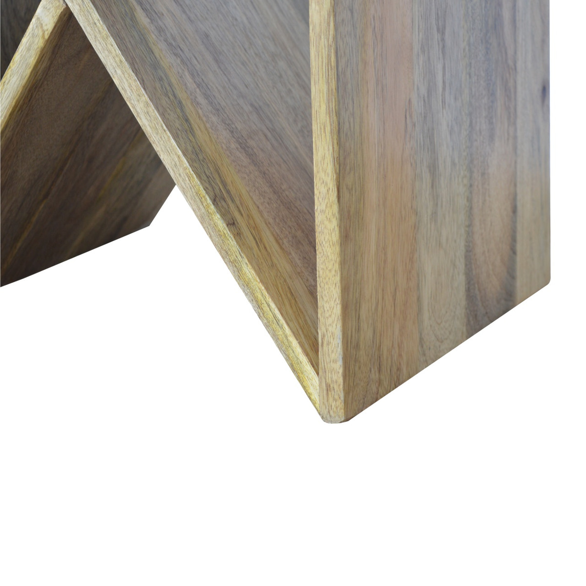 Geometric Library Side Table Accent Piece