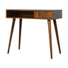 Chestnut Prism Writing Desk | Hand-Carved