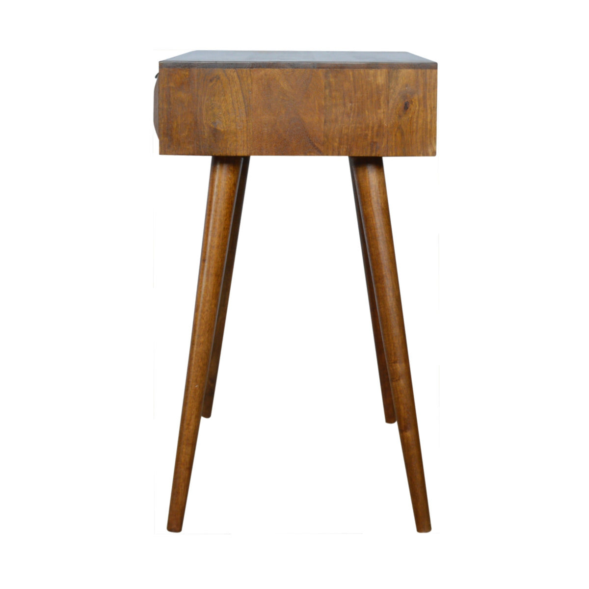 Chestnut Prism Writing Desk | Hand-Carved