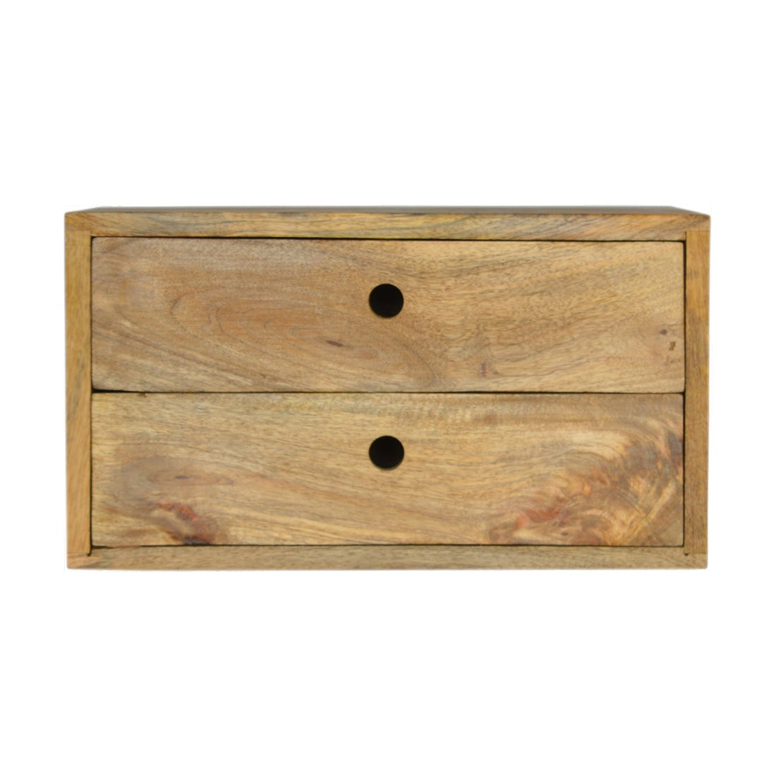 Oak-ish Wall Mounted Bedside Table | Wall-Mounted