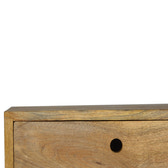 Oak-ish Wall Mounted Bedside Table | Wall-Mounted