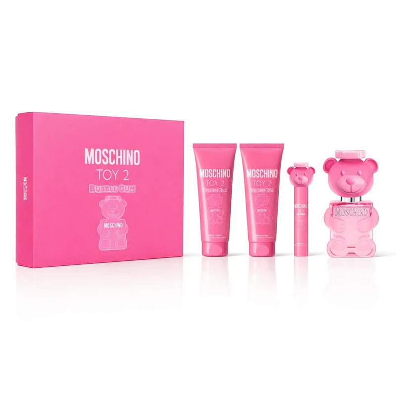 Moschino Toy 2 Bubble Gum Gift Set 50ml EDT + 50ml Body Lotion + 50ml Shower Gel