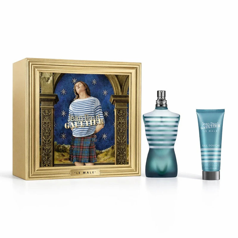 Jean Paul Gaultier Le Male Gift Set 125ml EDT + 75ml All-Over Shower Gel