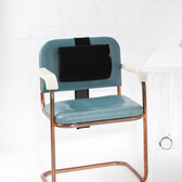 Weighted Lumbar Support Cushion | Chair Back Support Pillow Black Standart