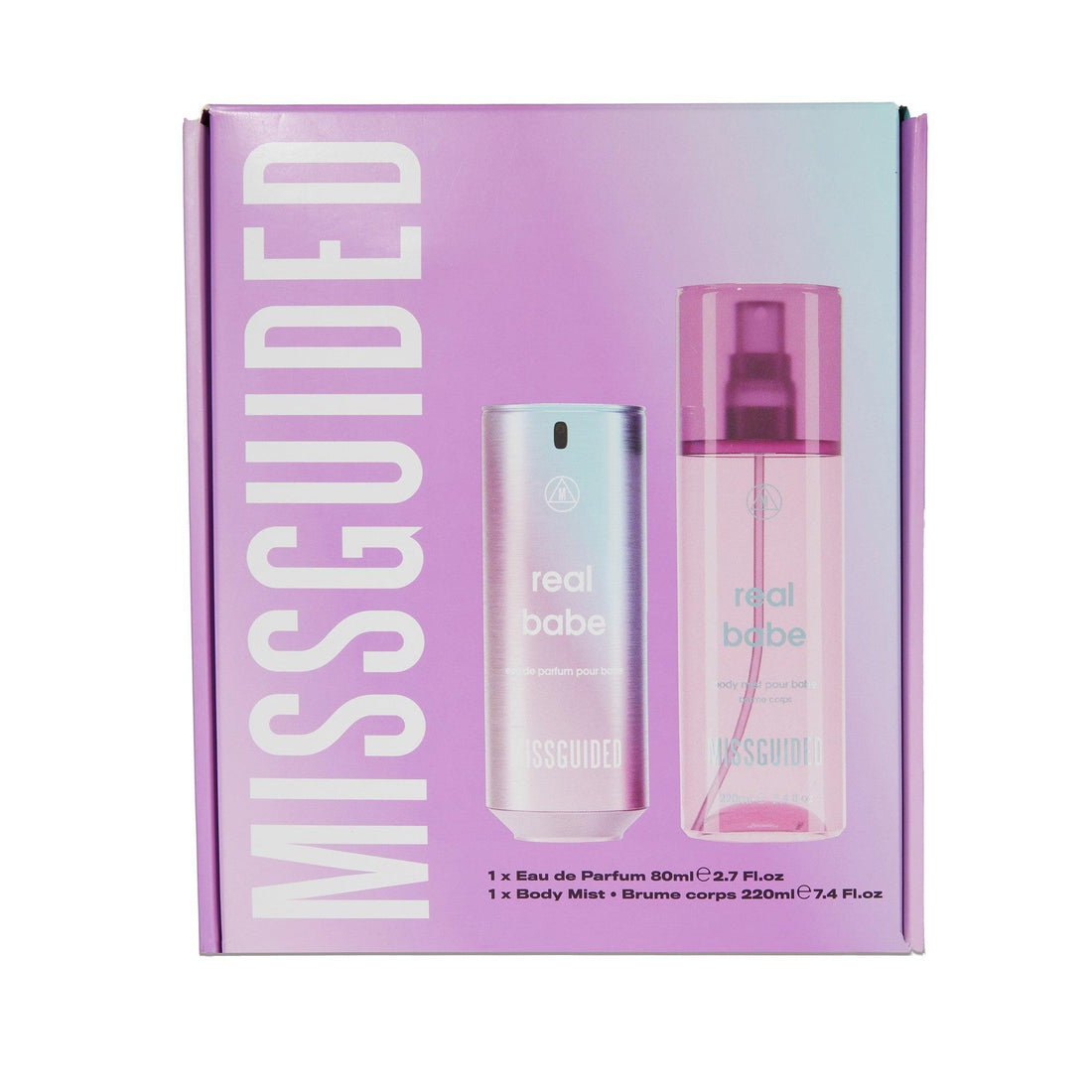 Missguided Real Babe Gift Set 80ml Eau de Parfum + 220ml Body Mist
