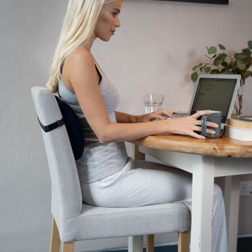 Compact Lumbar Support for Office Chair & Travel