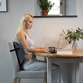 Ergonomic Chair Back Cushion | Lumbar & Side Support Backrest